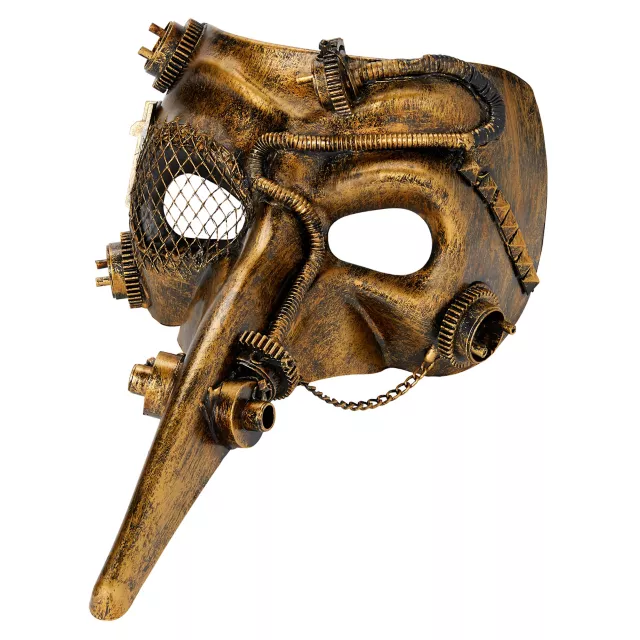 Steampunk Plague Doctor Half Mask