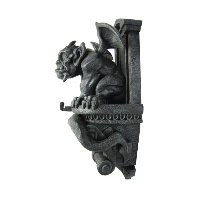 Winged Gargoyle Bust Statue
