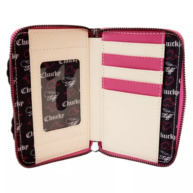 Loungefly Chucky and Tiffany Heart Zip Wallet - Bride of Chucky