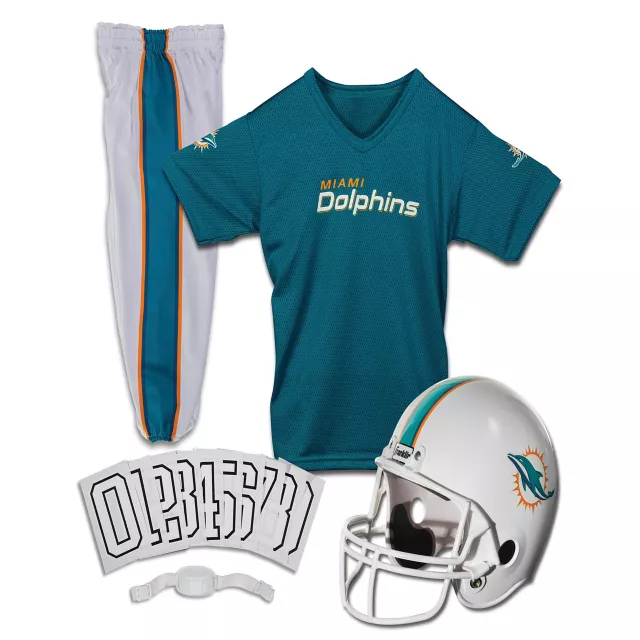 Kids Miami Dolphins NFL Deluxe Uniform Costume - Franklin Sports