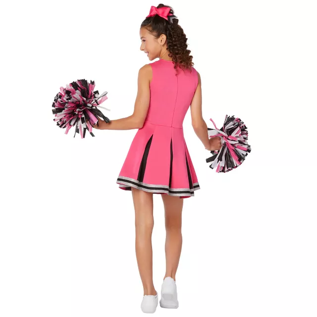 Kids Pink Cheerleader Costume