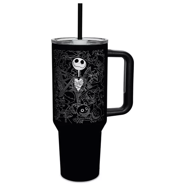 The Nightmare Before Christmas Travel Tumbler with Straw - 40 oz.