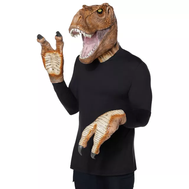 T-Rex Full Mask and Claws Set - Jurassic Park