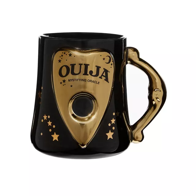 Black and Gold Ouija Molded Coffee Mug - 23 oz.