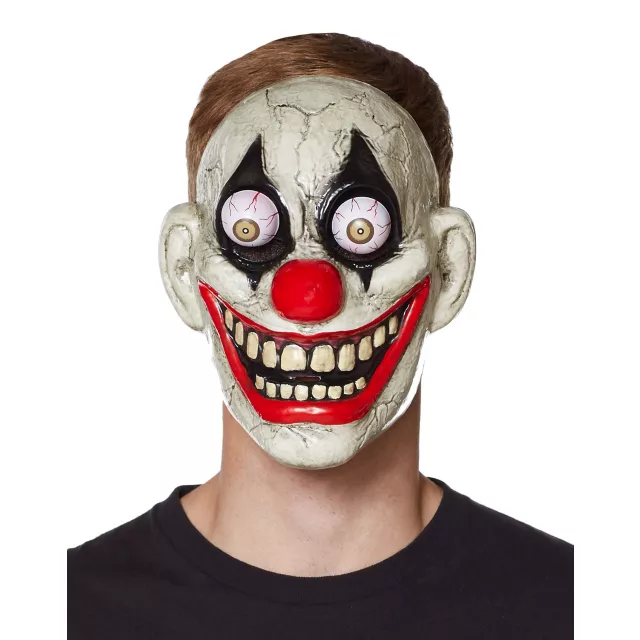 Googly Eye Clown Half Mask