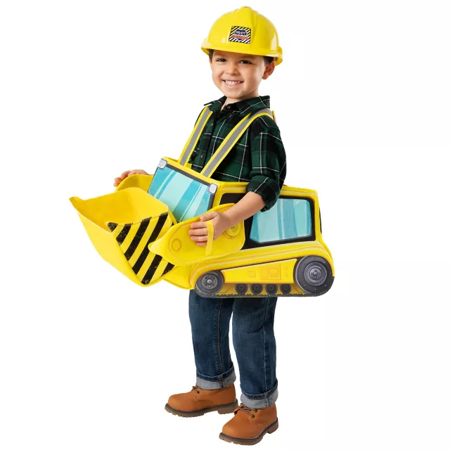 Toddler Ride-Along Bulldozer Costume