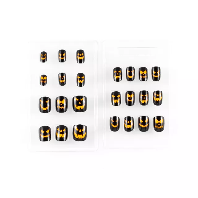 Pumpkin Press On Nails