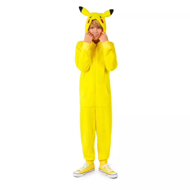 Kids Hooded Pikachu Jumpsuit - Pokémon