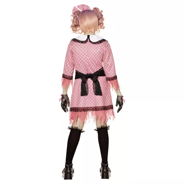 Kids Pink Doll Costume