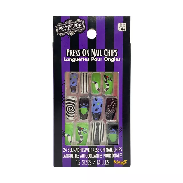 Beetlejuice Press On Nails