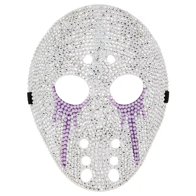 Purple Tears Bling Hockey Mask