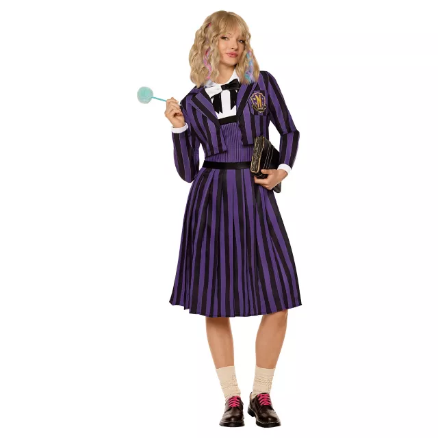 Adult Enid Sinclair Nevermore Academy Uniform Costume - Wednesday