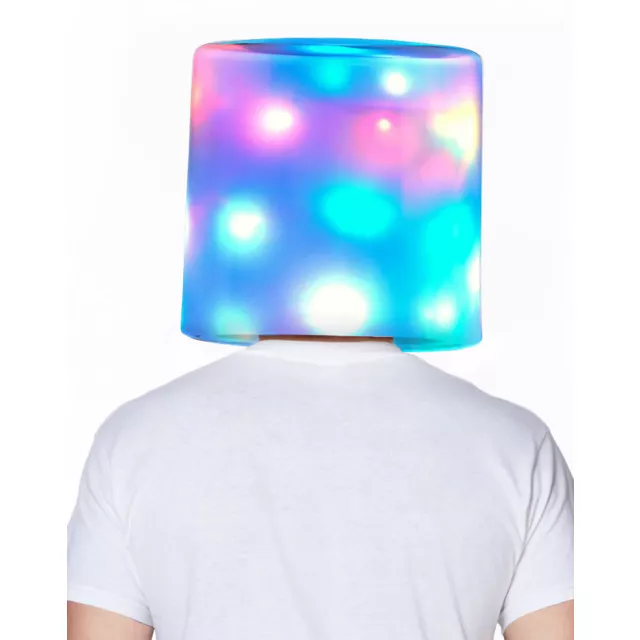 Light-Up LED Marshmello Full Mask