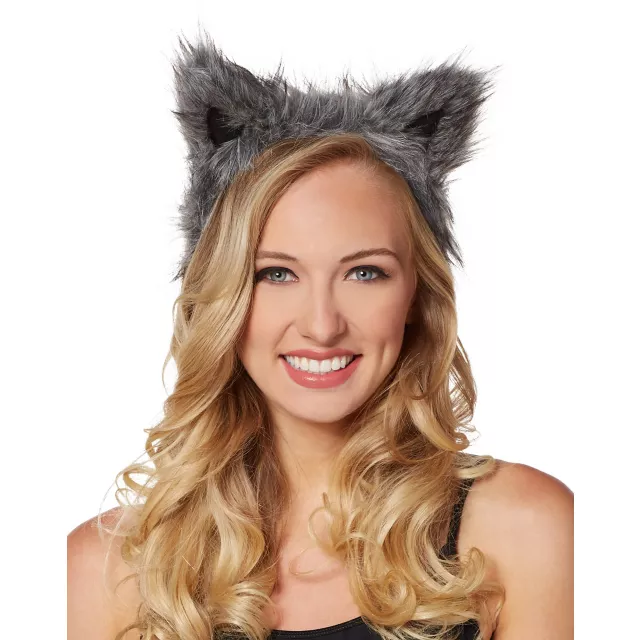 Faux Fur Wolf Ear Headband