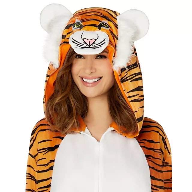 Adult Tiger Jumpsuit Costume