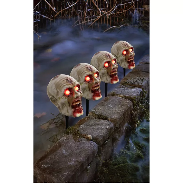 Zombie Head Pathway Markers
