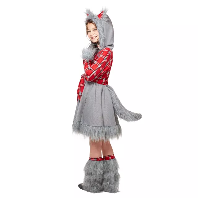 Kids Faux Fur Charming Werewolf Costume