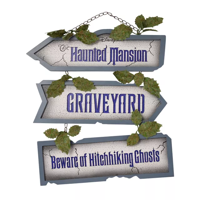 The Haunted Mansion Graveyard Sign - Disney