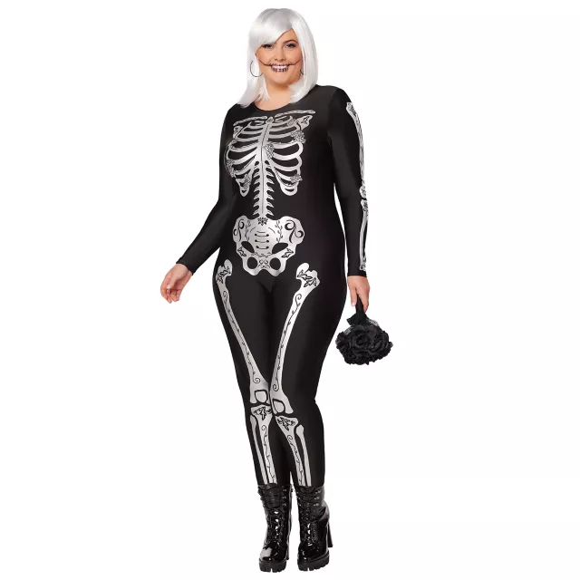 Adult Skeleton Catsuit