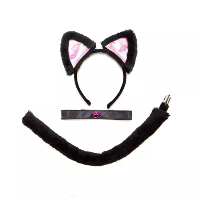 Black and Pink Cat Costume Kit