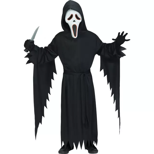 Kids Light-Up Ghost Face Costume