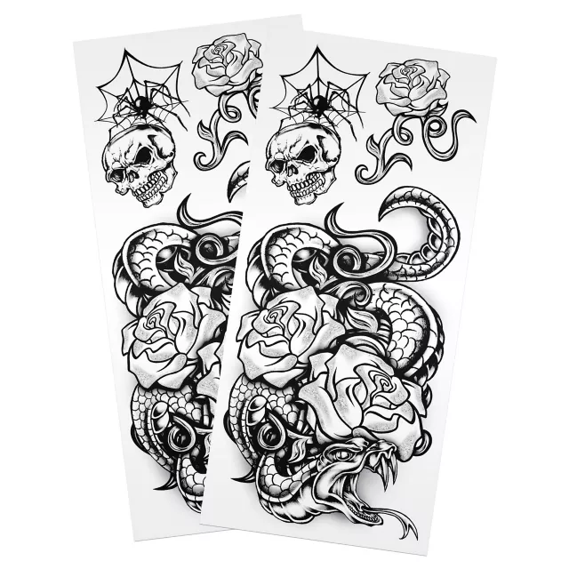 Punk Sleeve Temporary Tattoos