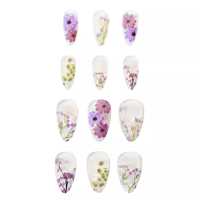 Fairy Flower Press On Nails