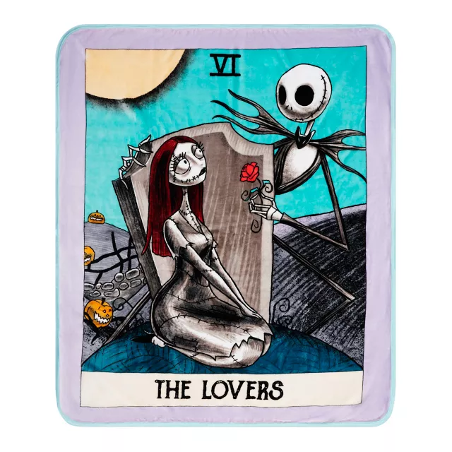 The Lovers Tarot Fleece Blanket - The Nightmare Before Christmas