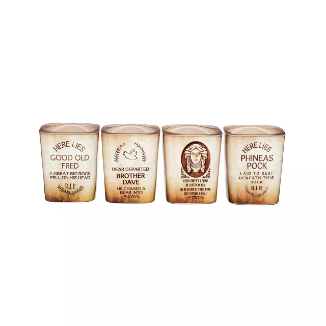 The Haunted Mansion Mini Glass Set - 4 Pack