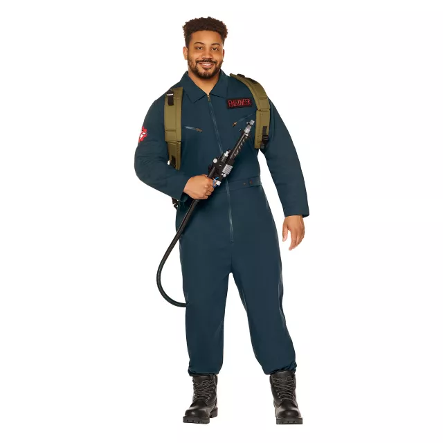 Adult Ghostbusters Engineer Plus Size Jumpsuit Costume