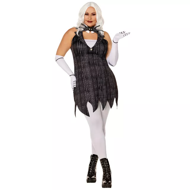 Adult Jack Skellington Plus Size Dress Costume - The Nightmare Before Christmas