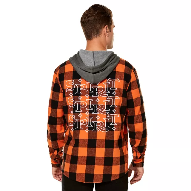 Spirit Halloween Flannel Hoodie