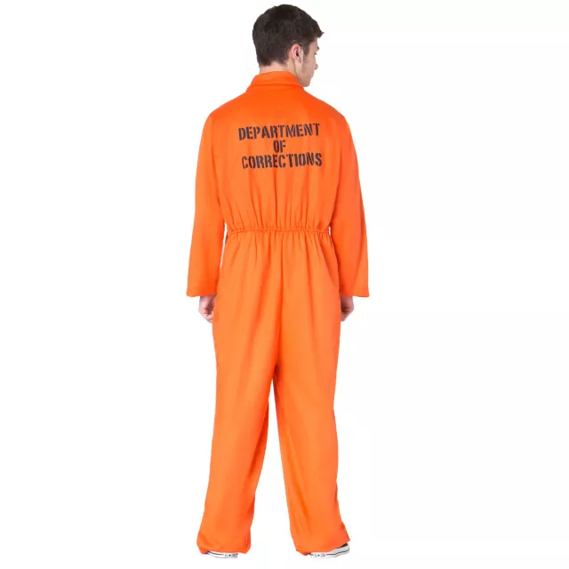 Adult Department of Corrections Prisoner One Piece Costume