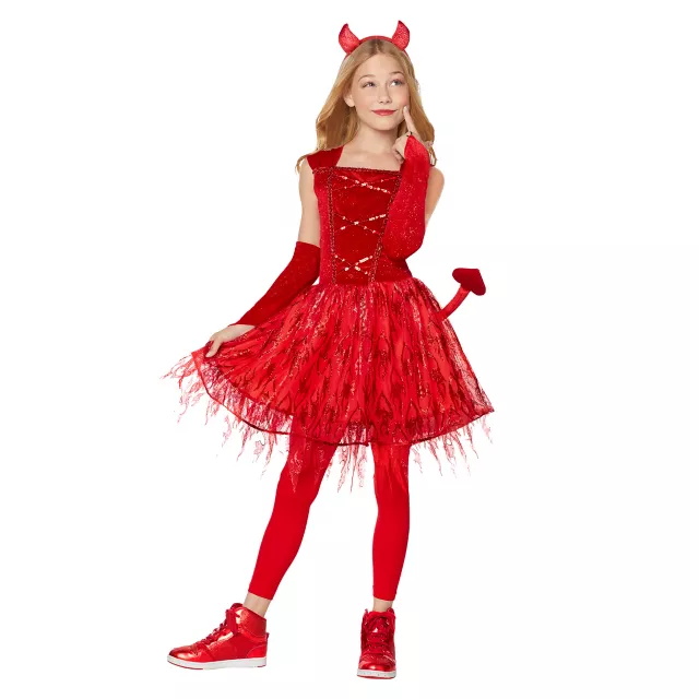 Kids Fiery Devil Costume