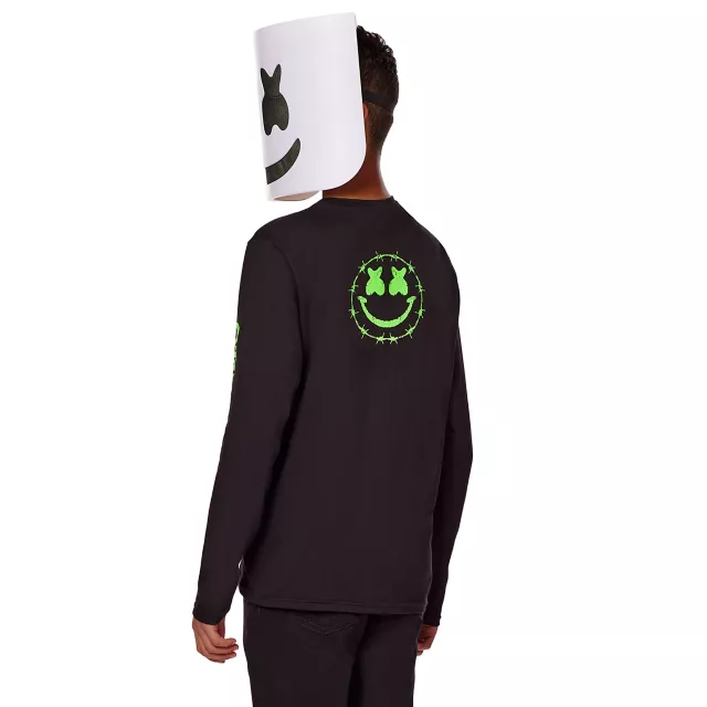 Kids Glow in the Dark Marshmello Costume Kit