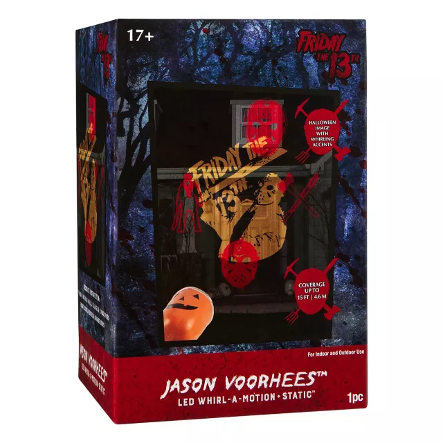 LED Jason Voorhees Projection Spotlight - Friday the 13th