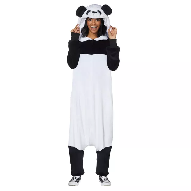 Adult Panda Jumpsuit Costume