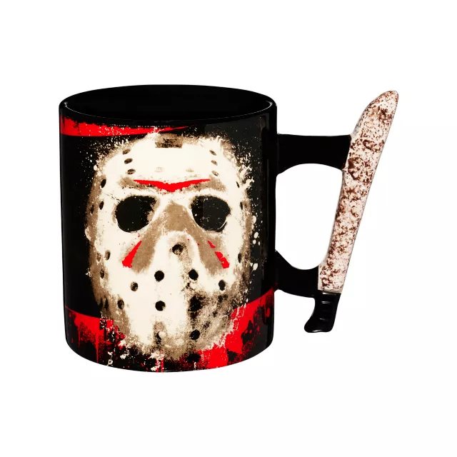 Molded Machete Handle Jason Voorhees Coffee Mug 20 oz. - Friday the 13th