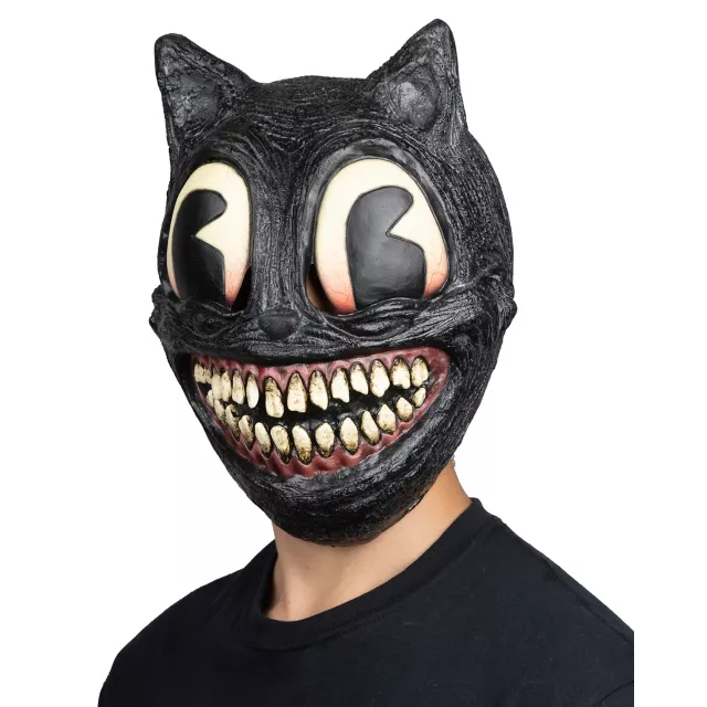 Creepy Cartoon Cat Full Mask