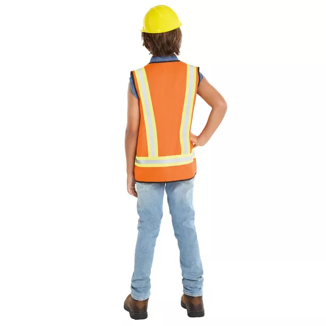 Kids Construction Worker Costume Kit