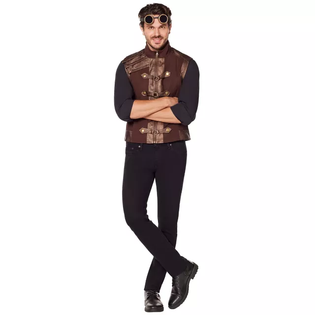 Brown Steampunk Vest