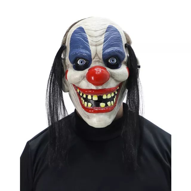 Dummy Crackling Clown Half Mask