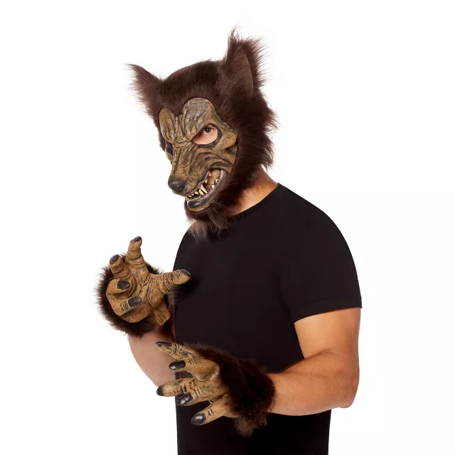 Werewolf Half Mask with Hands