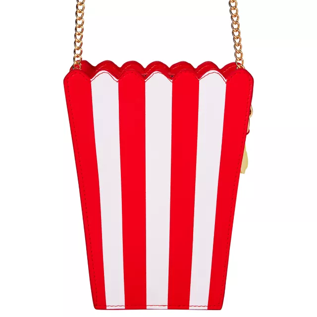 Scary Clown Popcorn Crossbody Bag