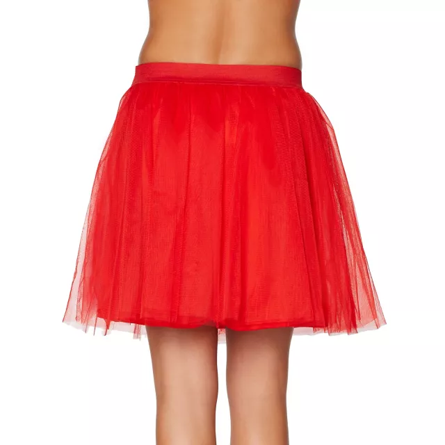 Red Tulle Skirt