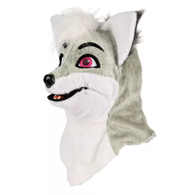 Gray Fox Moving Mouth Full Mask