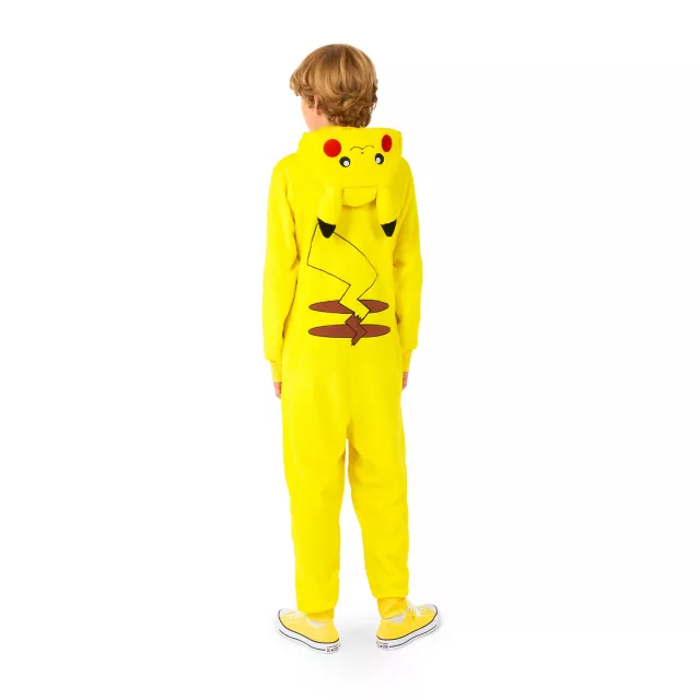 Kids Hooded Pikachu Jumpsuit - Pokémon