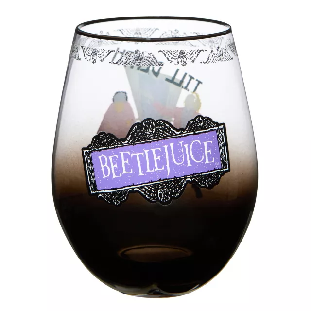 Till Death Us Do Part Stemless Glass - Beetlejuice