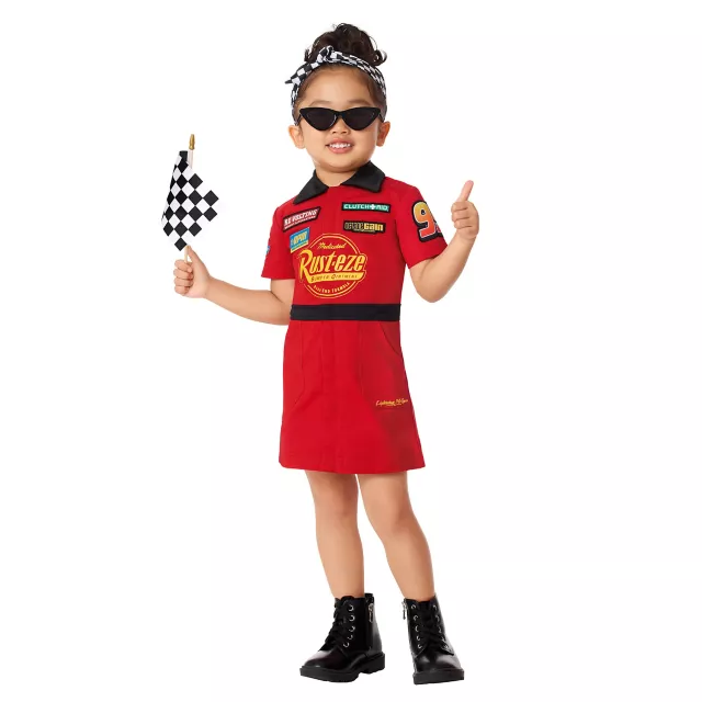 Toddler Lightning McQueen Pit Dress Costume - Cars