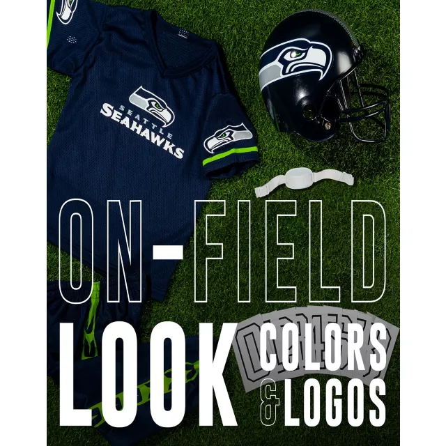 Kids Seattle Seahawks NFL Deluxe Uniform Costume - Franklin Sports